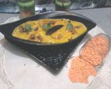 A picture of step 8 of Masoor Dal and Bottle Gourd with Onion-Tomato Tadka.