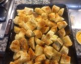 Foto del paso 5 de la receta: Pollo al horno con papas bravas