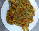 A picture of step 3 of Fish onion and tomato masala chatpaty fish.