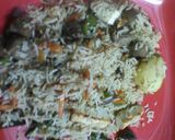 A picture of step 1 of Veg biryani.