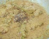 A picture of step 4 of Chicken Malai handi.