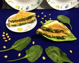 A picture of step 13 of Spinach Sweet Corn Sandwich.