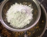 A picture of step 2 of Besan ladoo.