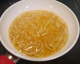 A picture of step 4 of Easy Mini Pork Cutlet Bowl with Soft Onions.