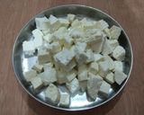 A picture of step 1 of Paneer tikka masala.