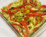 Foto del paso 2 de la receta: Berenjenas 🍆 Asadas con Pimientos  Rojos  Saludables 🍆
