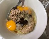 รูปขั้นตอนการทำที่ 2 ของ ไข่ม้วนทูน่าคลีนซีฟู้ดมาโย ใช้หม้อหุงข้าว