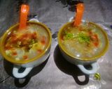 A picture of step 5 of Chicken corn soup.