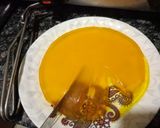 A picture of step 3 of Mango jelly crystal ice cream.