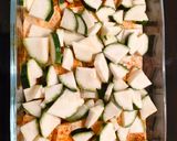 Tofus-zöldséges rakottas recept fázis 4 fotója
