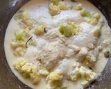 A picture of step 4 of Dudh Phulkopi.