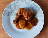 Foto del paso 7 de la receta: Pollo en salsa de mandarina con papas al pimentón en airfryer
