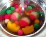 Foto langkah ke 6 dari resep Onde Jahe Rainbow 🍡🍡 / Wedang Ronde.
