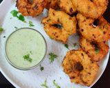 A picture of step 4 of Cabbage Vada.