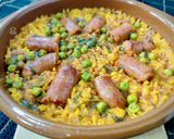 Foto del paso 8 de la receta: Arroz al horno con longanizas y caldo de romero