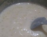 A picture of step 1 of Banana Sago Payasam.