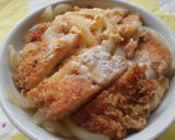 A picture of step 3 of Chicken Katsu Donburi (Chicken Katsu Bowl) for the Next Day.