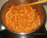 Foto del paso 7 de la receta: Espirales con bistec de cerdo y bacon