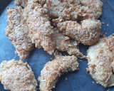 Foto del paso 1 de la receta: Tallarines con pesto y pollo crocante