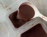 Foto langkah ke 2 dari resep Puding Cokelat Vla Keju.
