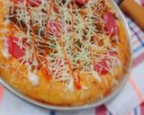 Foto langkah ke 8 dari resep Roti pizza empuk.