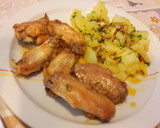 Foto del paso 5 de la receta: Alitas en su jugo con patatas de dos tipos