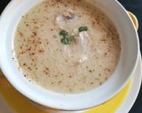A picture of step 5 of Classic Cream of chicken soup.
