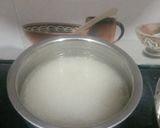 A picture of step 3 of Besan mithai.