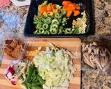 A picture of step 2 of Vegetarian Braised Fish with Vegetables.