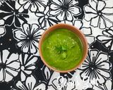 A picture of step 4 of Spinach Pesto.