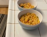 A picture of step 5 of Veg Burrito bowl.