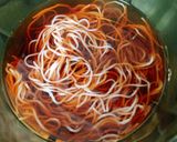 A picture of step 2 of Rainbow Spring Rolls.