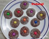 A picture of step 3 of Instant Chocolate Peda.