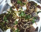 A picture of step 8 of Heart shapes aalu tikki.