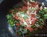 A picture of step 2 of Veg Korma.