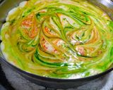A picture of step 5 of Eggless colourful cake.