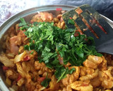 Foto del paso 8 de la receta: Arroz blanco con elotitos y curry con pollo