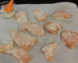 A picture of step 4 of Chicken Breast Pizzas.