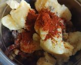 A picture of step 2 of Wood apple chutney.