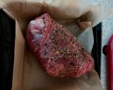 A picture of step 2 of My Peppered Roast Beef with Peppercorn Sauce. 😋.