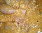 A picture of step 2 of Badami chicken qorma.