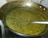 A picture of step 4 of Delhi style dal.
