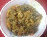 A picture of step 4 of Bitter gourd ki sabji.