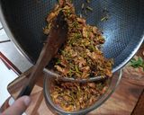 Foto langkah ke 10 dari resep Tumis Bunga Pepaya dengan Tempe dan Ikan Cue.