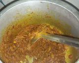 A picture of step 3 of Kathal do pyaaza.