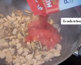 Une image de l'étape 4 de Pâtes à la Boscaiola, champignons et chair à saucisse.