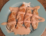 Foto del paso 4 de la receta: Trenzas de pollo con salsa de paté! Una receta súper rica