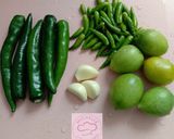 Foto langkah ke 2 dari resep Sambal Cumi Asin Cabe Hijau.