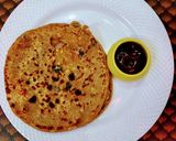 नमकीन स्टफ्ड पराठा रेसिपी चरण 8 फोटो