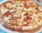 Pas rețetă Pizza de casă cu blat rapid 7 fotografie